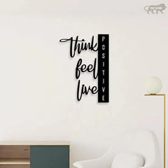 Positive Vibes Metal Wall Art