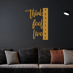 Positive Vibes Metal Wall Art