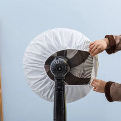 Printed Table Fan Cover (Random Colour), Printed Fan Dust Cover with Drawstring Washable Anti-dust Table, Electric Fan Guard Protector