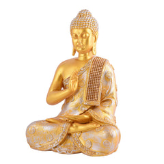 Gautam Buddha Statue Showpiece Idol Figurine for Feng Sui, Vastu, Home Decor, Office, Diwali, Gifting, Living Room, Bedroom, Study Table -27