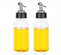 500ML Plastic Oil Dispenser Bottle with Leakproof Cork, Perfect for Oil, Vinegar & Sauces Dispenser for Kitchen Use