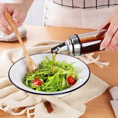 500ML Plastic Oil Dispenser Bottle with Leakproof Cork, Perfect for Oil, Vinegar & Sauces Dispenser for Kitchen Use
