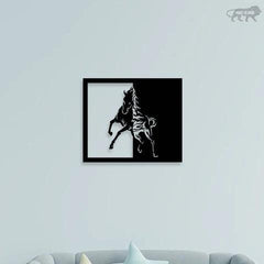 Running Horse Metal Wall Art