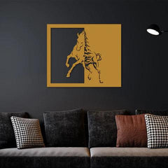 Running Horse Metal Wall Art