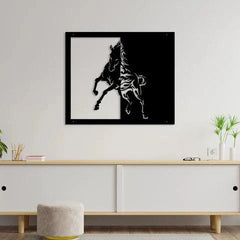 Running Horse Metal Wall Art