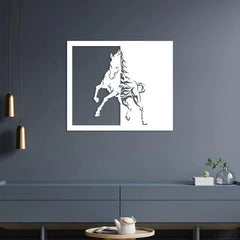 Running Horse Metal Wall Art