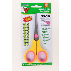Gorilla GS-16 5.5' Scissors – Sharp Stainless Steel with Comfort Grip