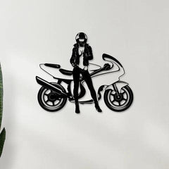 Sports Bike Metal Wall Art