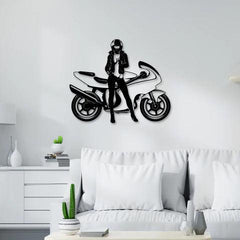Sports Bike Metal Wall Art