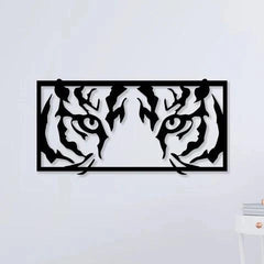 Tiger Eyes Metal Wall Art