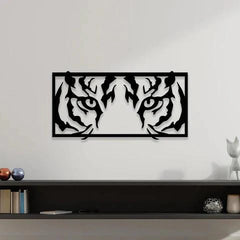 Tiger Eyes Metal Wall Art