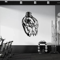 Triceps Exercise Metal Wall Art