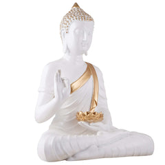 Gautam Buddha Statue Showpiece Idol Figurine for Feng Sui, Vastu, Home Decor, Office, Diwali, Gifting, Living Room, Bedroom, Study Table -27