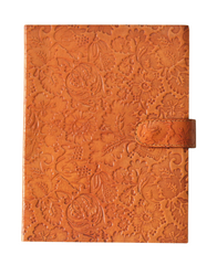 Vintage Handmade Genuine Leather Journal | Premium Antique button Closure | 200 Handmade White Pages -1