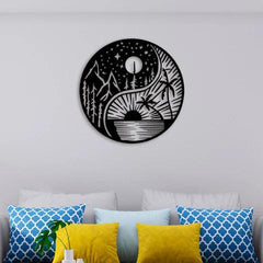 Ultimate Sun And Moon Metal Wall Art