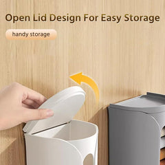 Wall Mounted Socks Storage Plastic Carry Bag Storage Multipurpose Storage Box
