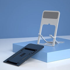 Foldable Adjustable Phone & Tablet Holder, Foldable and Portable Tabletop Mobile Stand with Stable Base, Ideal Mobile Holder for Smartphones,Tablets