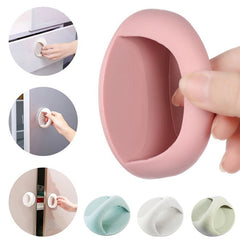 4 Pcs Self Adhesive Door Handles (Random Colors)