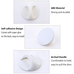 4 Pcs Self Adhesive Door Handles (Random Colors)