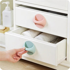 4 Pcs Self Adhesive Door Handles (Random Colors)