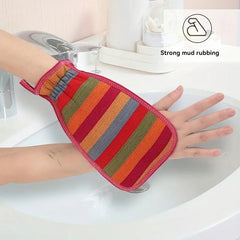 Bath Body Scrubber Gloves for Exfoliating Dead Skin - Scrubbing Gloves for Spa Body Massage Cleaner