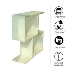 Decorative Shaped Designer Wooden Wall Mounted Shelf