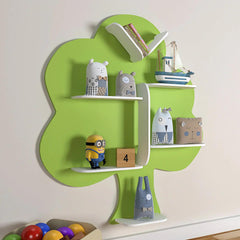 Beautiful Tree Bookshelf Wooden Wall Shelf for Kids