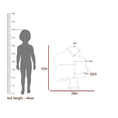 Beautiful Tree Bookshelf Wooden Wall Shelf for Kids