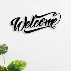Welcome Metal Wall Art