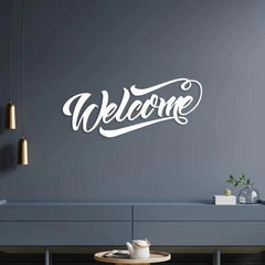 Welcome Metal Wall Art