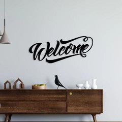 Welcome Metal Wall Art