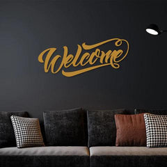 Welcome Metal Wall Art