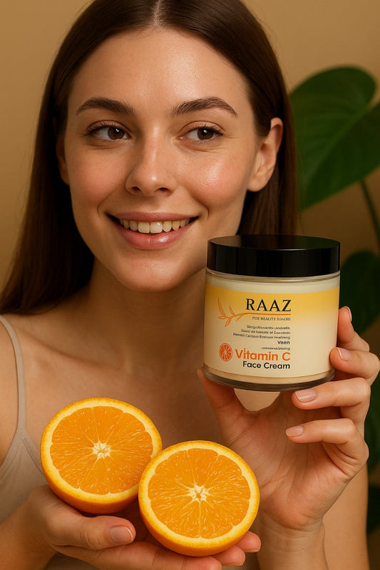 Raaz Vitamin C Glow Boost Face Cream – Brightening & Hydrating Formula