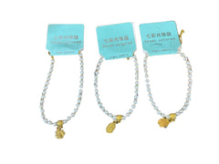 Pearl Bracelet With Charm 1Pc (Random)