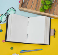 Leather Journal Diary with metal lock vintage Journal handmade 200 pages white unruled|travel Diary|personal journal -1