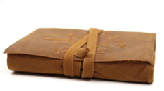 Leather Journal Diary with Premium Antique String Closure vintage Journal handmade 200 pages white unruled|travel Diary|personal journal -9