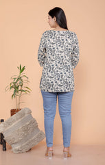 Women's Short Kurti Tops for Jeans | Stylish Rayon Kurta for Girls | Trendy Ethnic Short Kurta for Daily & Office Wear PR18