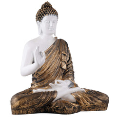 Gautam Buddha Statue Showpiece Idol Figurine for Feng Sui, Vastu, Home Decor, Office, Diwali, Gifting, Living Room, Bedroom, Study Table -27
