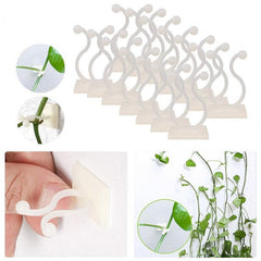 30pcs Climbing Plants Wall Clips (Large Size), Vine Plant Climbing Fixing Clip Hook Invisible Plant Clips for Climbers Plant Wall Clips Plant Support Binding Clip