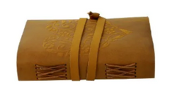 Leather Journal Diary with Premium Antique String Closure vintage Journal handmade 200 pages white unruled|travel Diary|personal journal -9