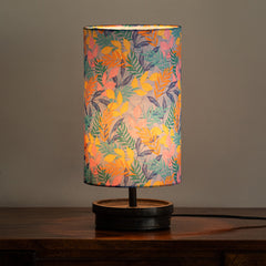 'Frond' Decorative Table Lamp In Mango Wood (33.8 Cm, Without Bulb, Handcrafted)