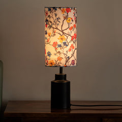 'Floral Twilight' Decorative Table Lamp In Metal (45 Cm, Without Bulb, Handcrafted)