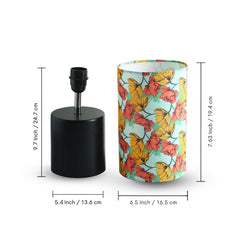 'Autumn Glow' Decorative Table Lamp In Metal (44.5 Cm, Without Bulb, Handcrafted)