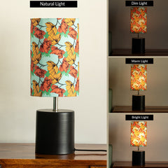 'Autumn Glow' Decorative Table Lamp In Metal (44.5 Cm, Without Bulb, Handcrafted)