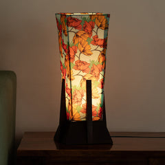 'Autumn Glow' Decorative Table Lamp In Mango Wood (36.8 Cm, Without Bulb, Handcrafted)