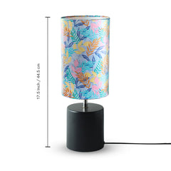 'Frond' Decorative Table Lamp In Metal (44.5 Cm, Without Bulb, Handcrafted)