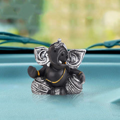 Ganesha Statue Showpiece Idol Shriganesh Bhagwan Murti / Home, Office Decor / Car Dashboard Ganpati / Lord Vinayaka Statue God of Luck & Success Sculpture / Gift Items -05