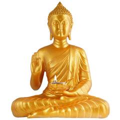 Gautam Buddha Statue Showpiece Idol Figurine for Feng Sui, Vastu, Home Decor, Office, Diwali, Gifting, Living Room, Bedroom, Study Table -27