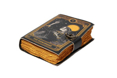 Genuine Leather Diary | Vintage Handmade Leather Journal | Premium Antique String Closure | 200 Handmade Deckle Edge Antique Pages -1