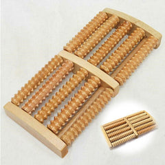5 Row Wooden Foot Massager